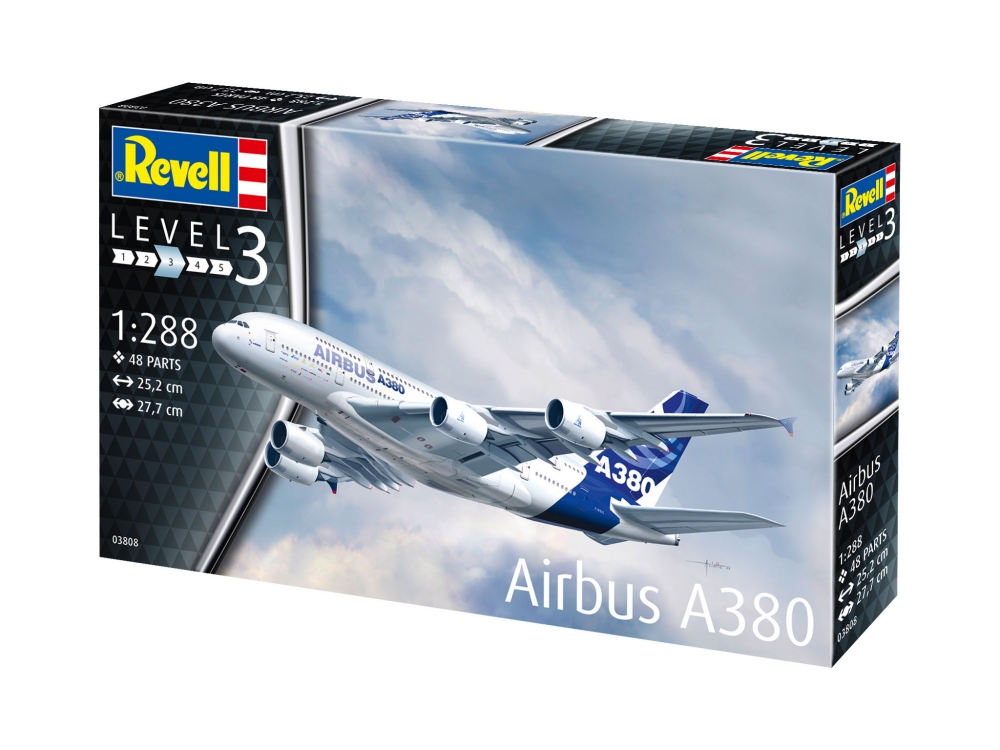 Модел за сглобяване, Revell, Airbus A380, 48 части
