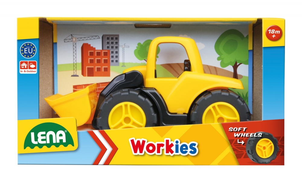 Play cart, Lena, Bulldozer, Workies, 14 cm