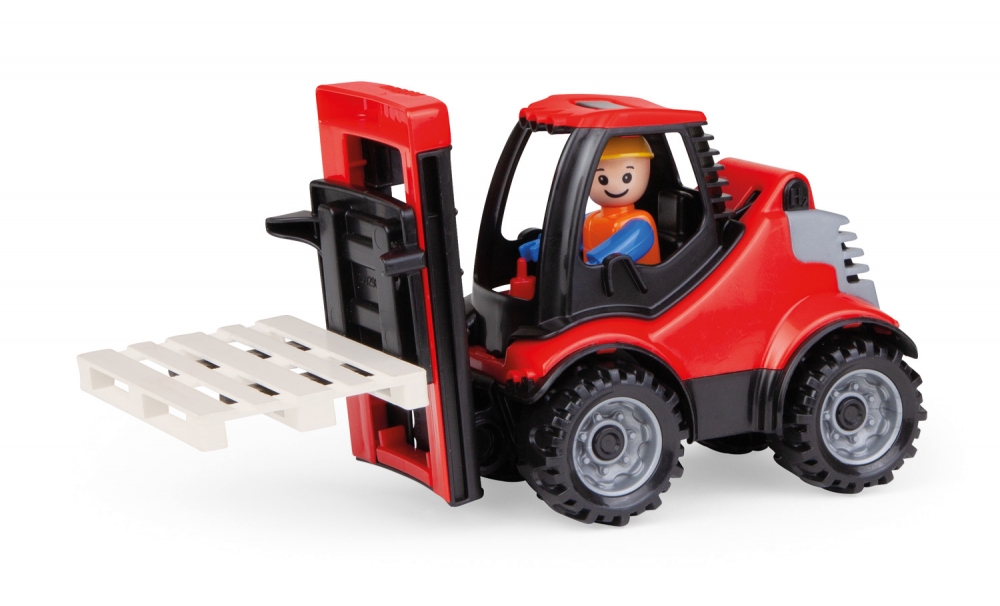 Toy cart, Lena, Forklift with pallet, Truckies, 22 cm