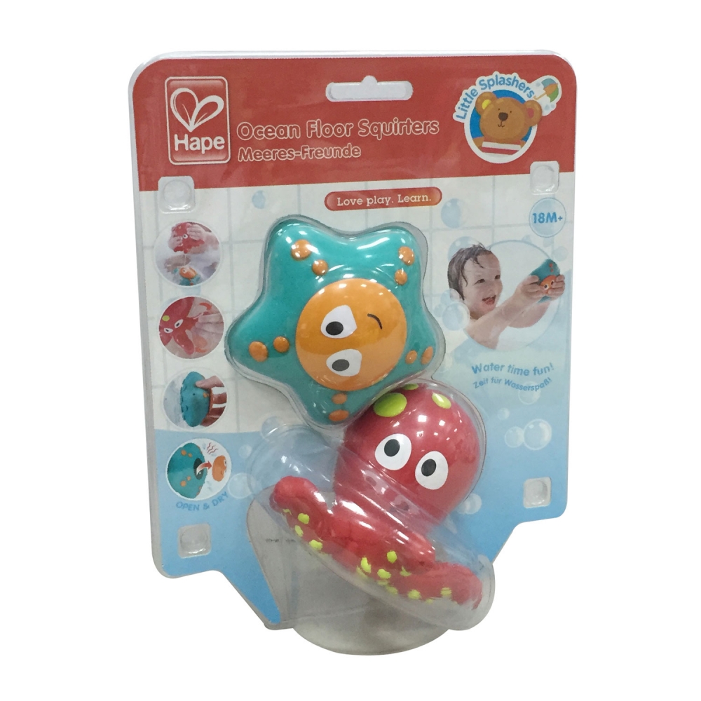 Bath toy, Hape, Octopus and starfish
