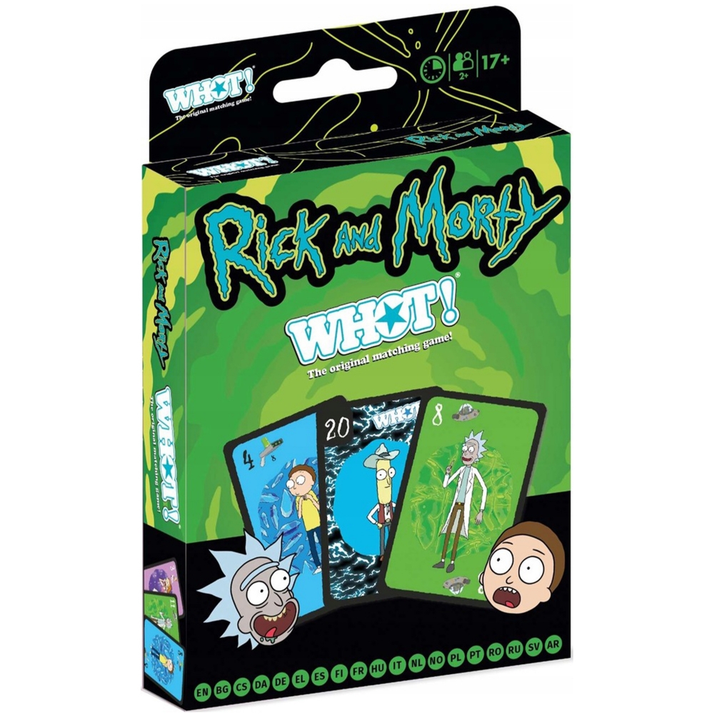 Playing Cards, Winning Moves, Whot, Rick and Morty