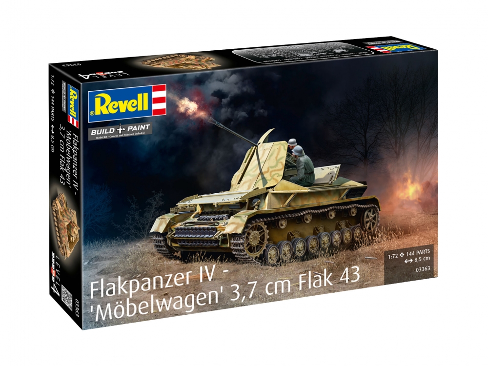 Assembly model, Revell, Flakpanzer IV