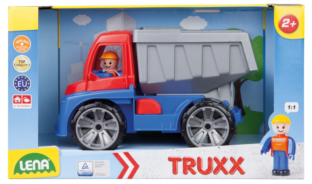 Toy cart, Lena, Dump truck, Truxx 27 cm