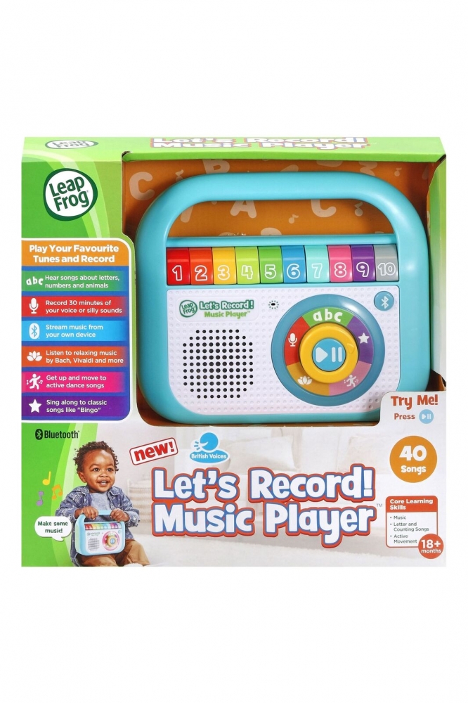 Interactive toy, Music player with recorder, 17 x 15 x 6 cm
