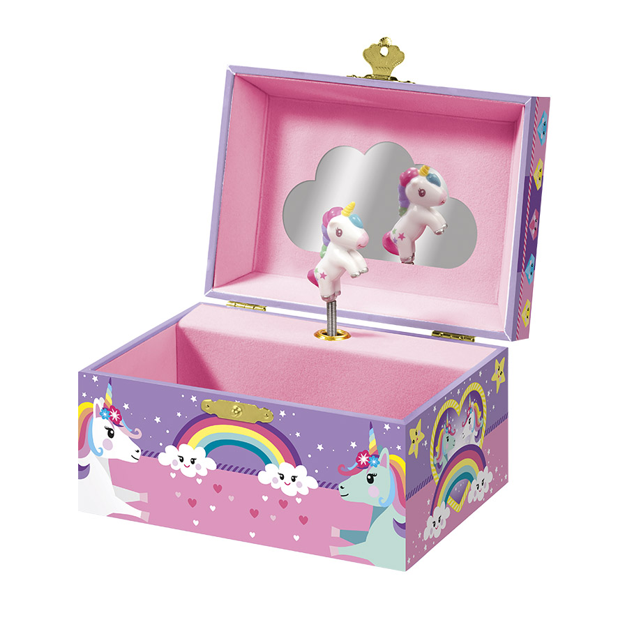 Music box for jewelry, Totum, Unicorn