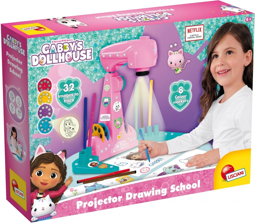 Creative kit, Lisciani, Gabby′s Dollhouse, Drawing projector