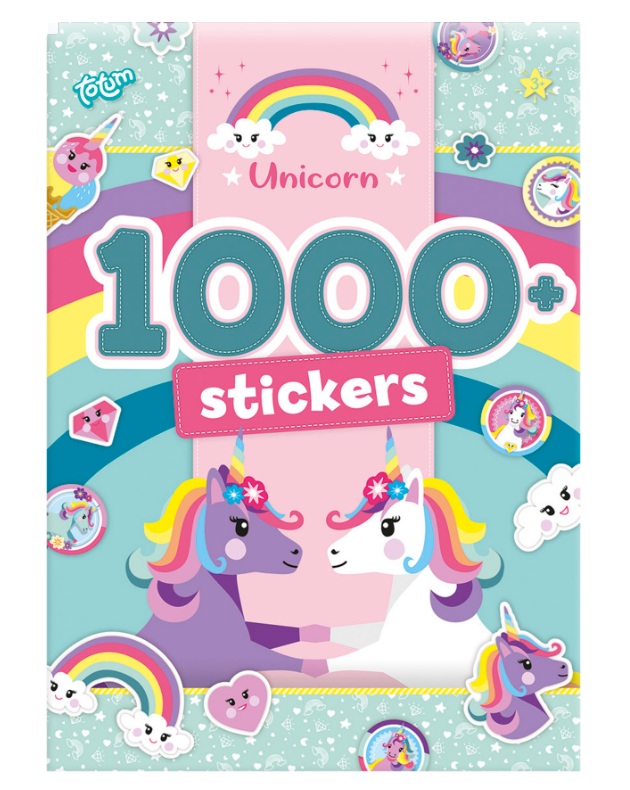 Sticker set, Totum, Unicorn, Book 1000+ stickers