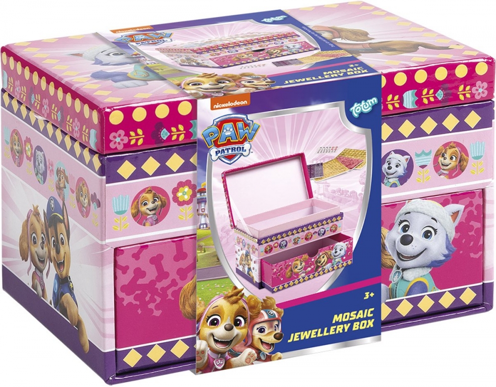 Creative kit, Totum, Paw Patrol, Decorate your own jewelry box