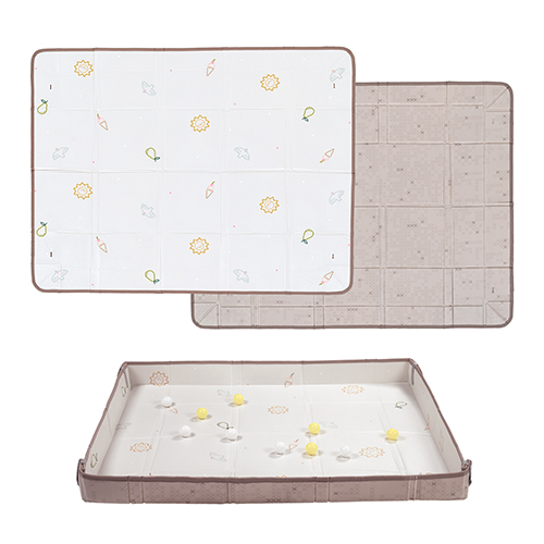 Baby double-sided mat, Taf Toys, Fold ′n Fun, White, 150 x 180 cm