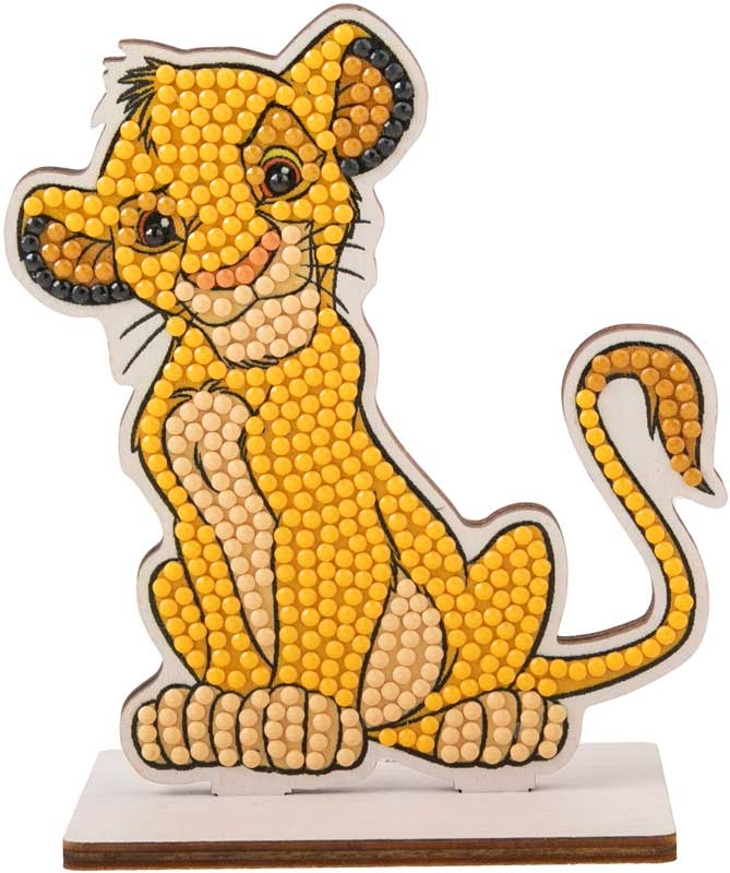 Diamond embroidery kit, Craft Buddy, Crystal Art Buddies, Simba, 7 pieces