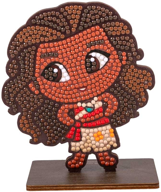 Diamond embroidery kit, Craft Buddy, Crystal Art Buddies, Moana, 7 pieces