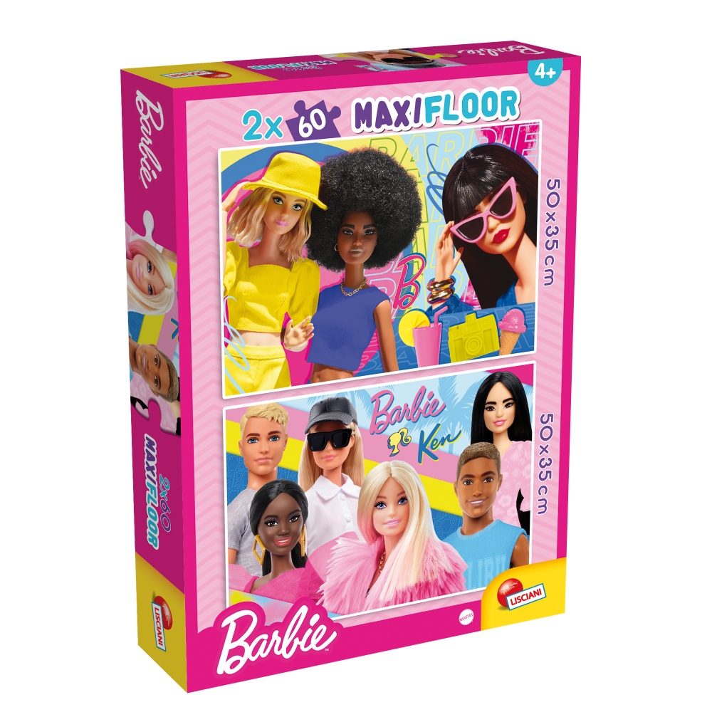 Puzzle, Lisciani, Barbie, 2 x 60 pieces