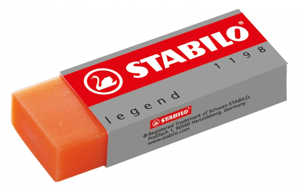 Eraser, Stabilo, Legend, 7 x 1.6 x 3 cm