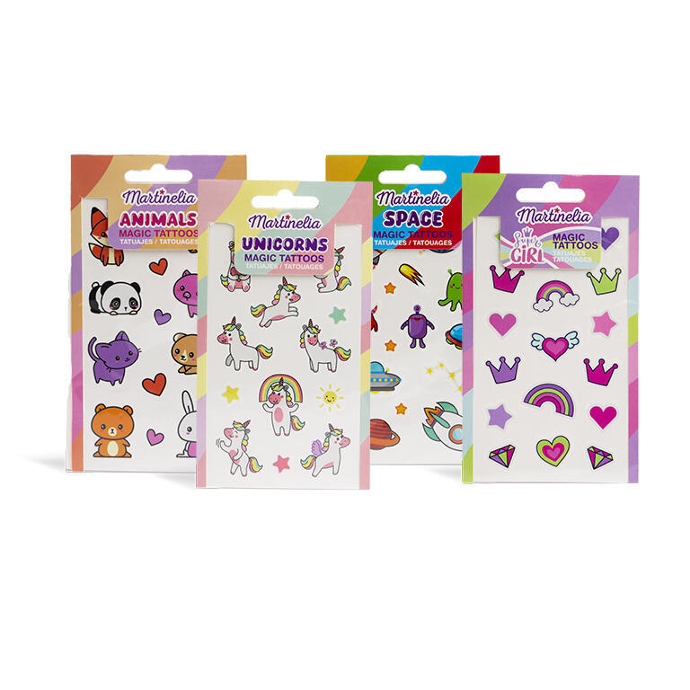 Temporary tattoo set, Martinelia, Assortment