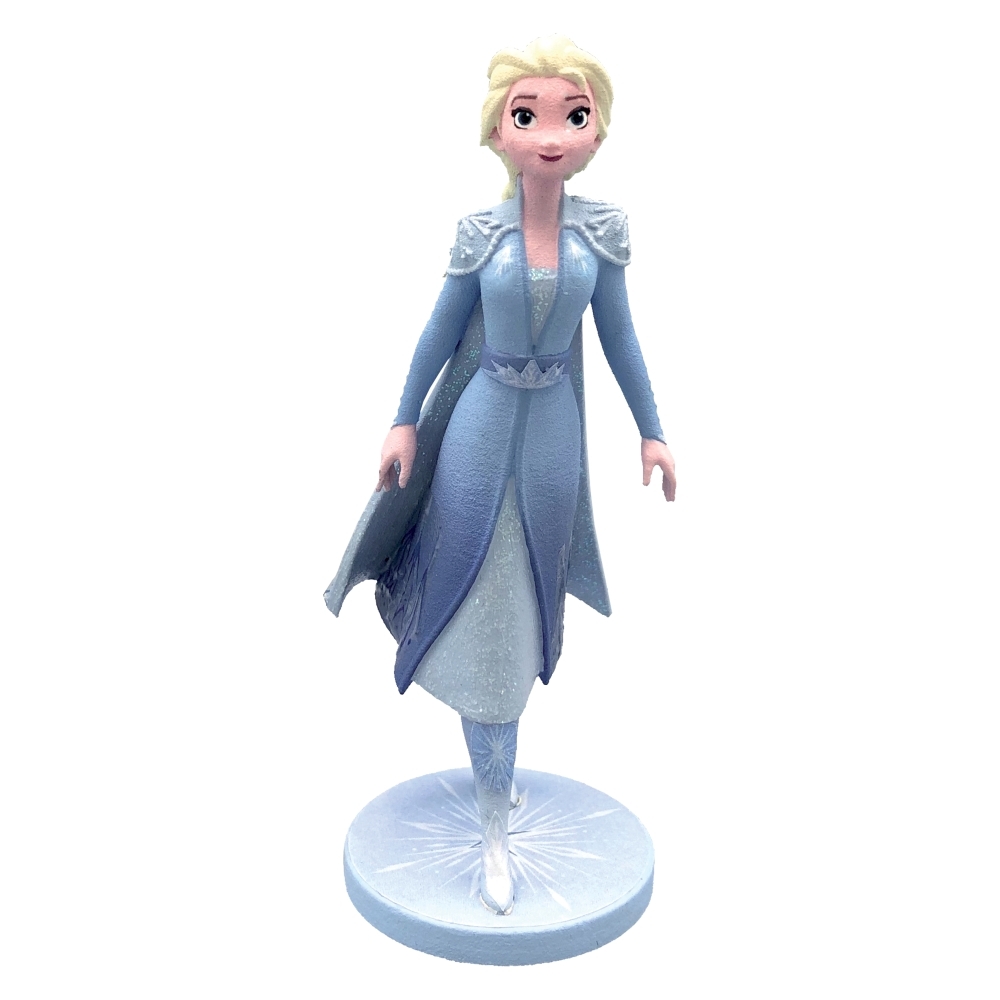 Collectible figure, Walt Disney, Bullyland, Elsa with adventure dress