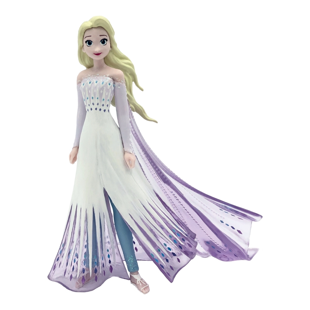 Collectible figure, Walt Disney, Bullyland, Elsa with purple dress
