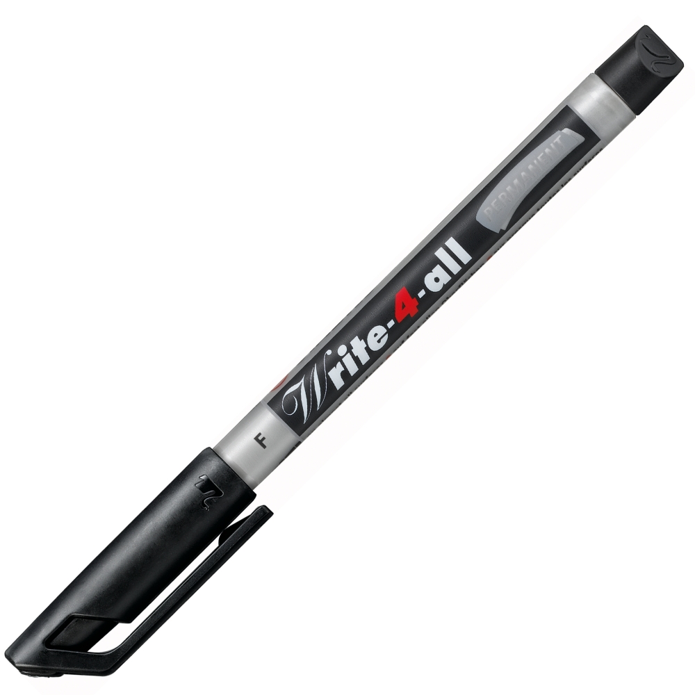 Permanent marker, Stabilo, Write-4-All, Fine F, Black