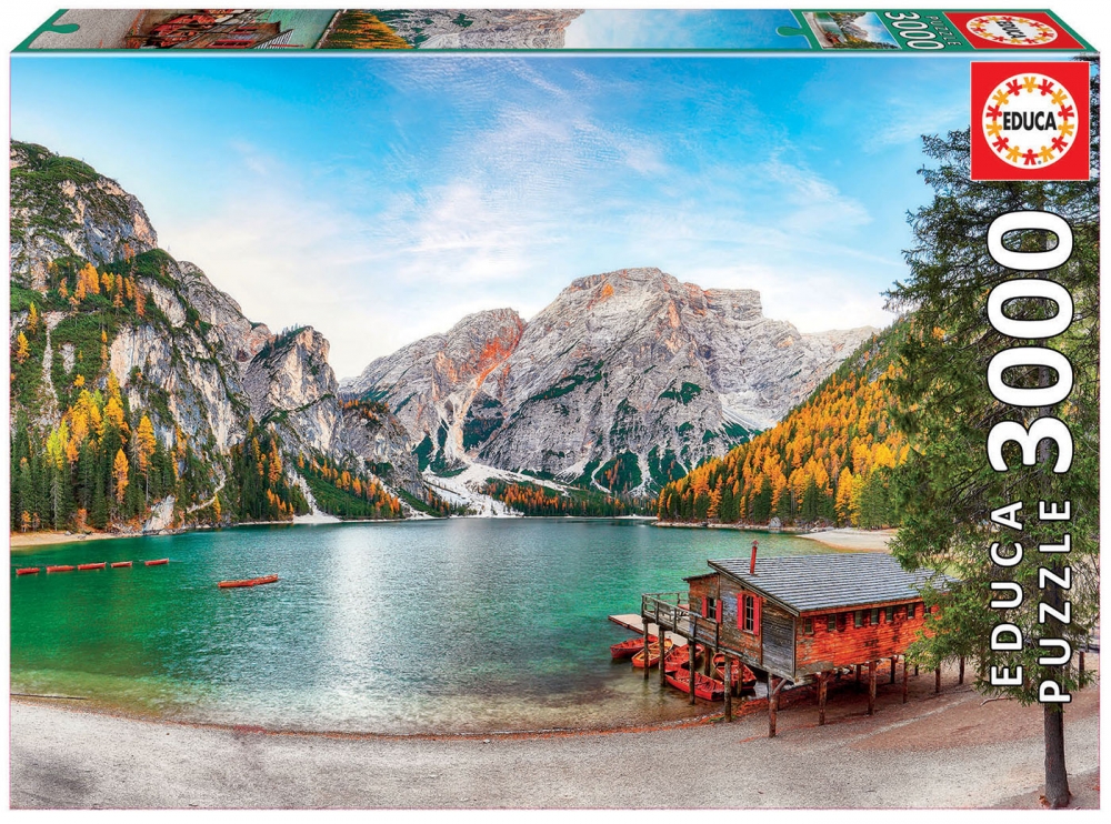 Puzzle, Educa, Lake Bryes in Autumn, 3000 pieces