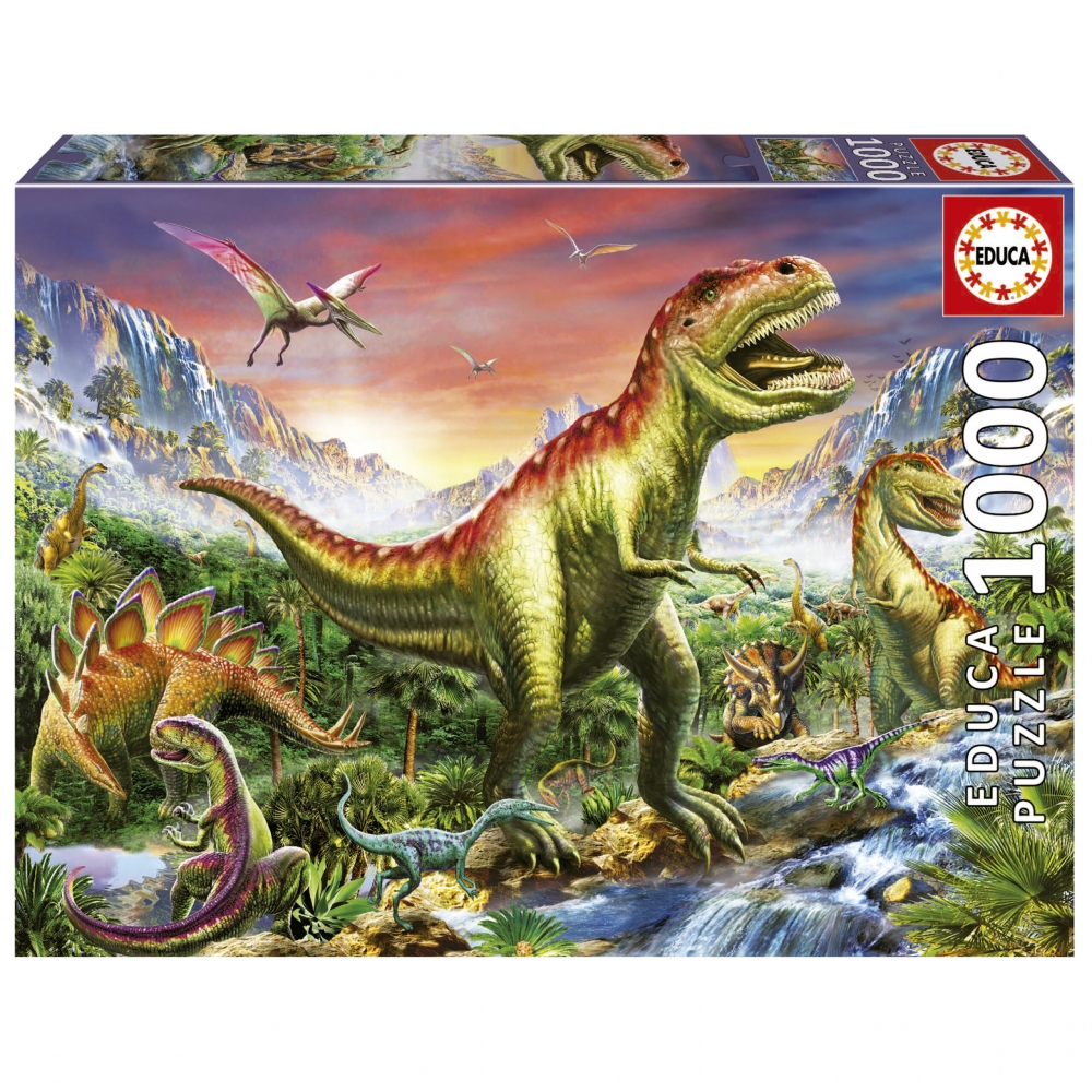 Puzzle, Educa, Jurassic, 1000 pieces