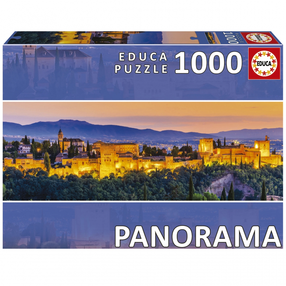 Puzzle, Educa, Alhambra, Granada, 1000 pieces