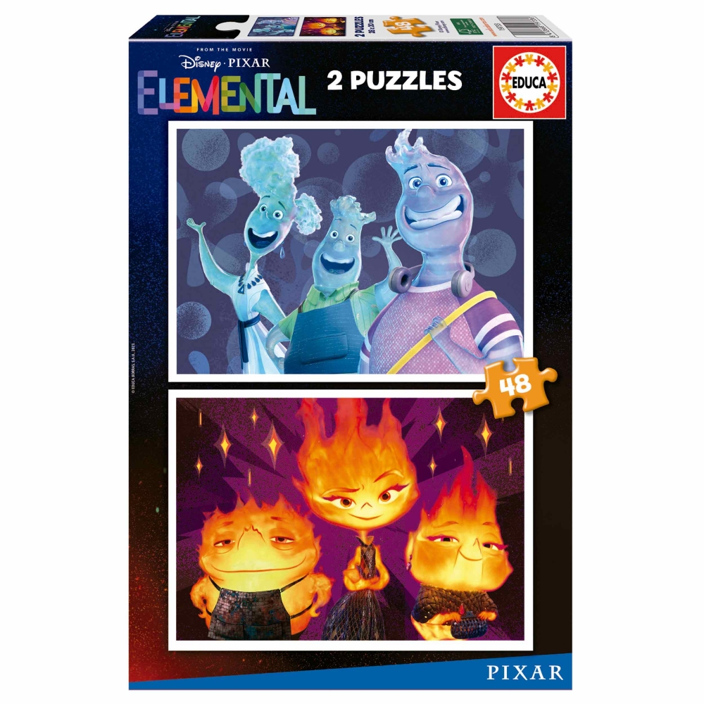 Puzzle, Educa, Elements 2 in 1, 2 x 48 pieces