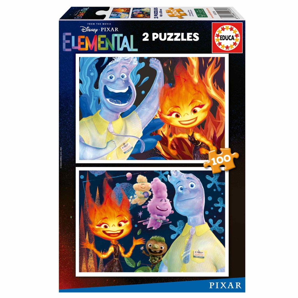 Puzzle, Educa, Elements 2 in 1, 2 x 100 pieces
