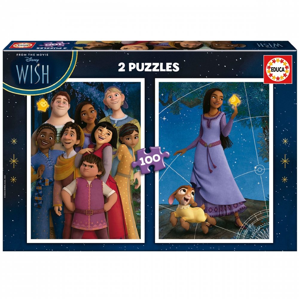 Puzzle, Educa, Wish 2 in 1, 2 x 100 pieces