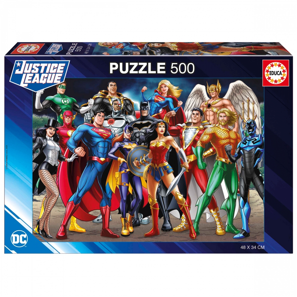 Puzzle, Educa, Justice League DC Comics, 500 pieces