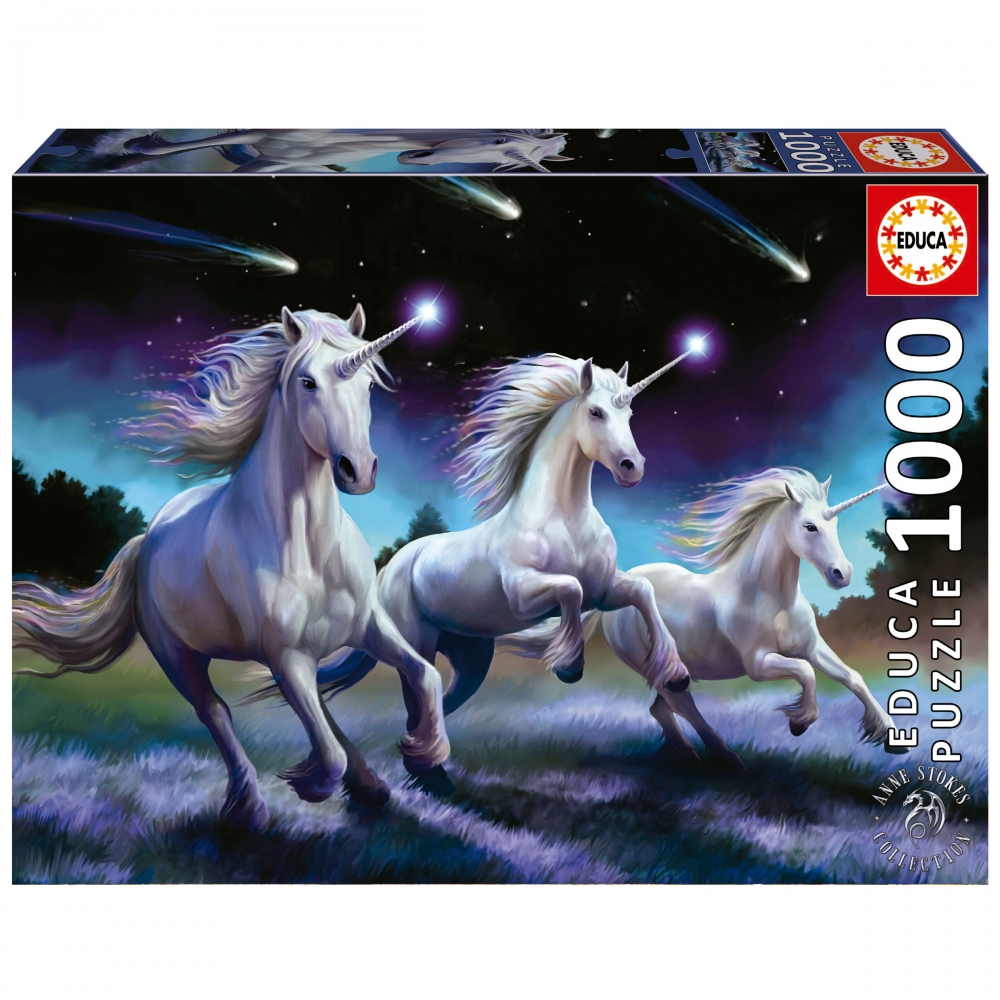 Puzzle, Educa, Shooting Stars, Anne Stokes, 1000 pieces