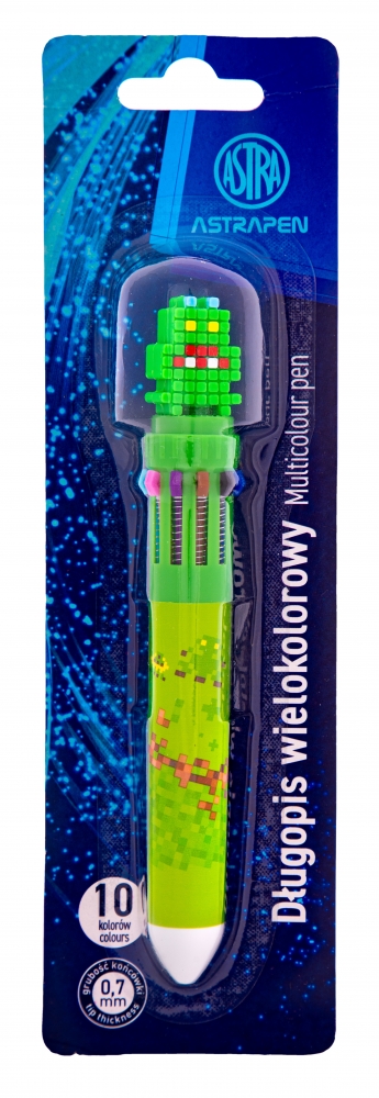 Automatic multi-color pen, Astra, Pixel One, 10 in 1