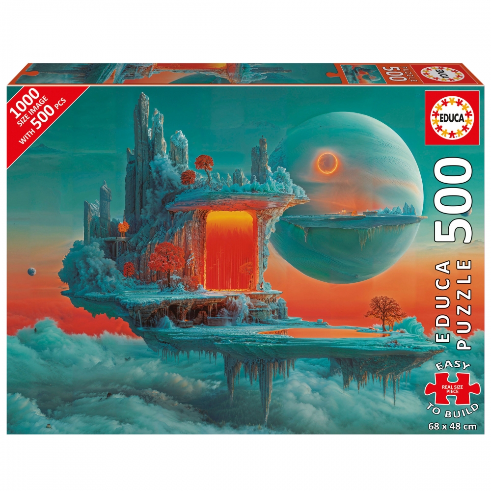 Puzzle, Educa, Planet of Fire and Ice, 500 pieces