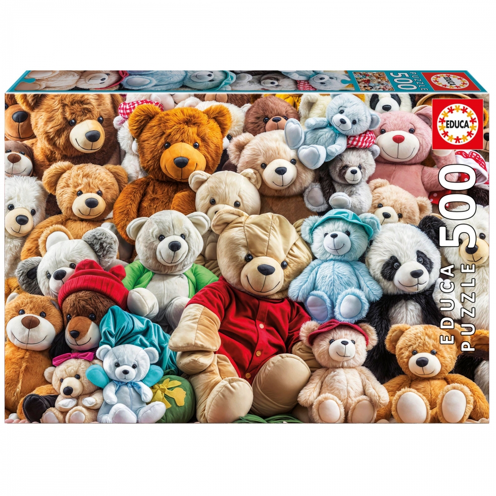 Puzzle, Educa, Teddy Bears, 500 pieces