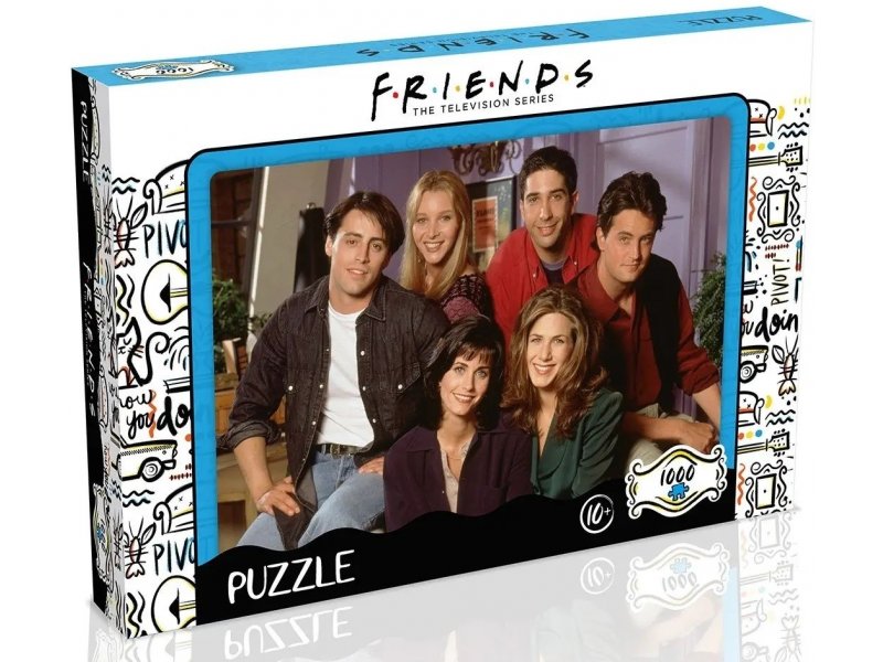 Puzzle, Winning Moves, Friends, The Apartment, 1000 pieces