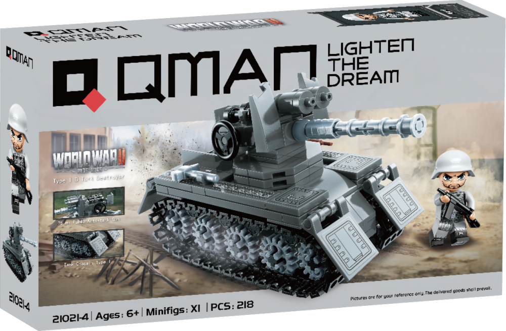 Constructor, Qman, Type I B Tank Destroyer, 218 parts