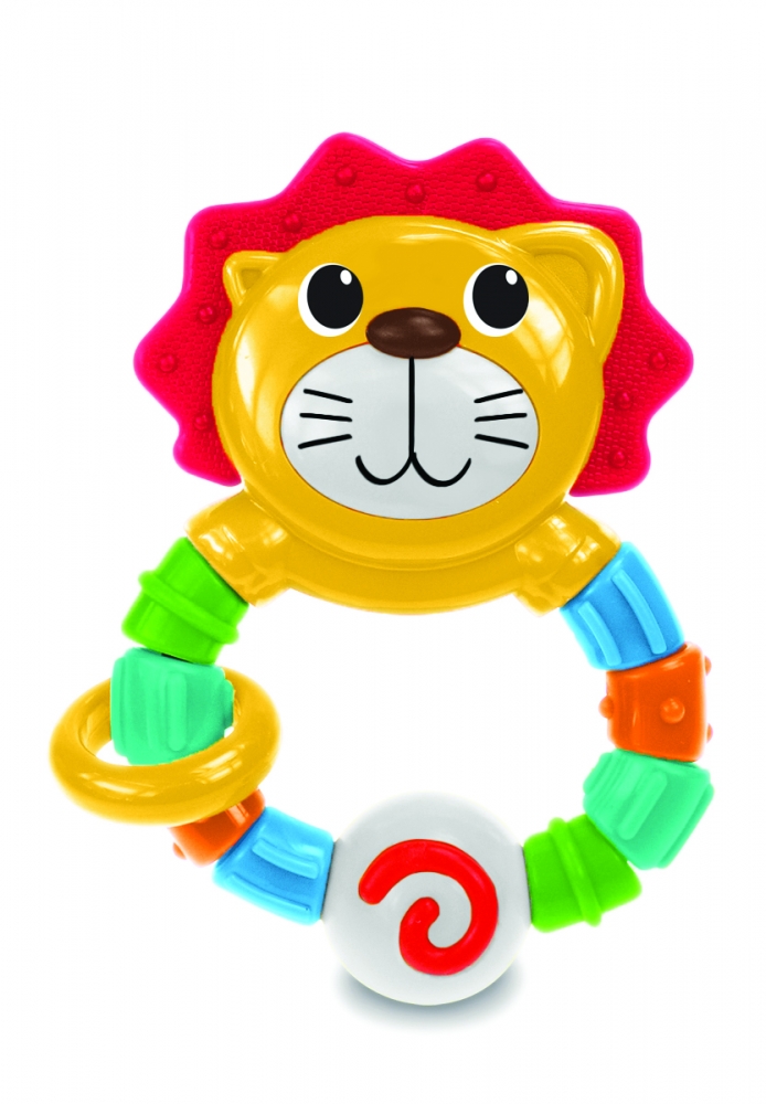 Baby teether, Infantino, Lion cub with red mane