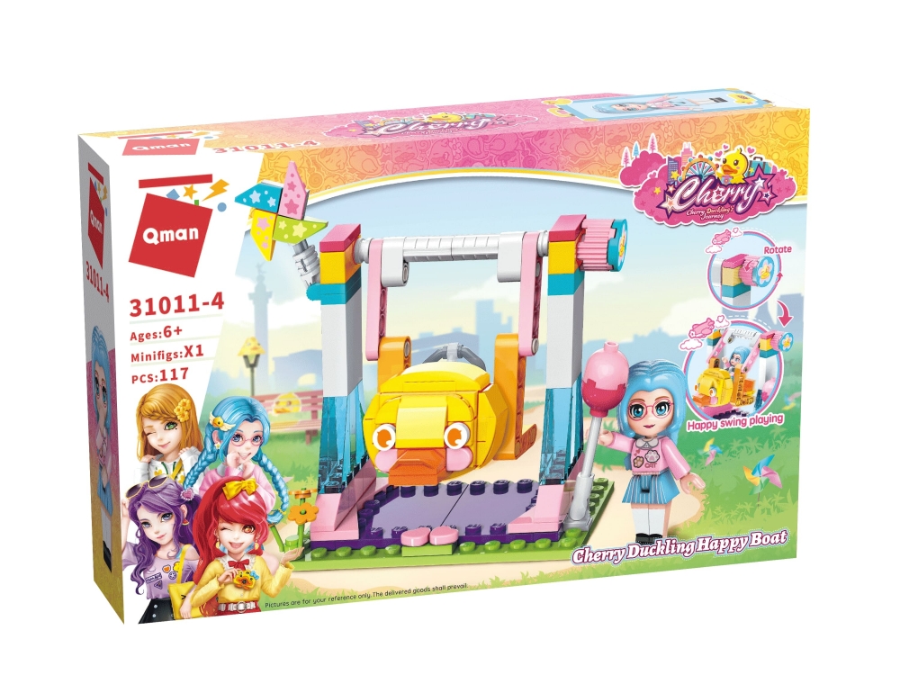 Constructor, Qman, Cherry, Fun swing, 117 parts