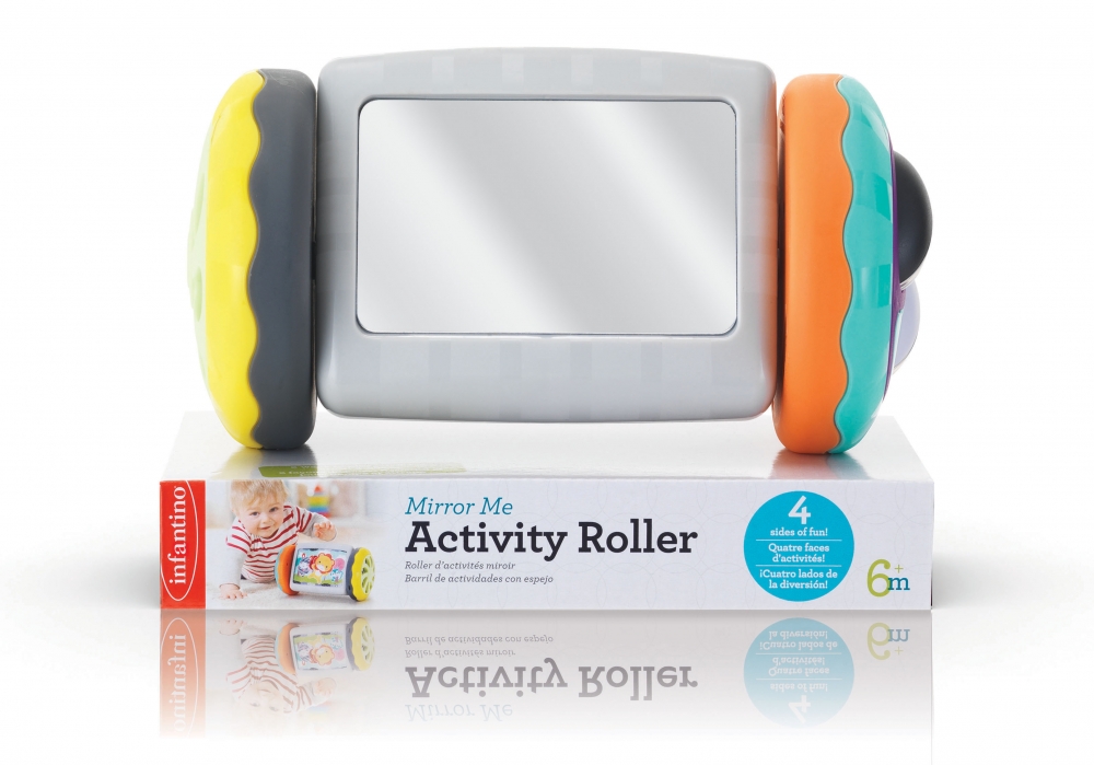 Baby rolling toy, Infantino, Mirror