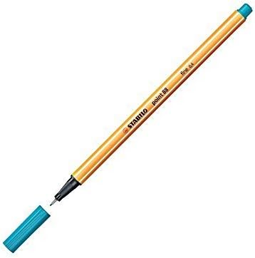 Pen, Stabilo, Point 88 fine 0.4, turquoise