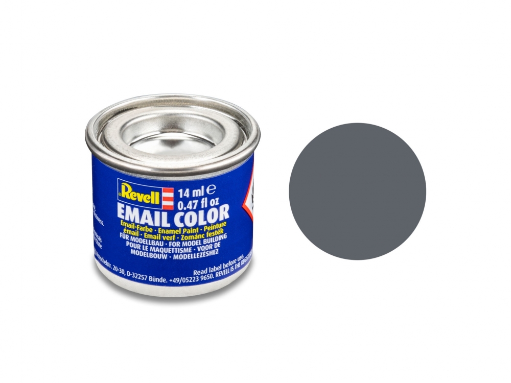 Enamel paint, Revell, Email Color, Gray gun paint matte, 14 ml