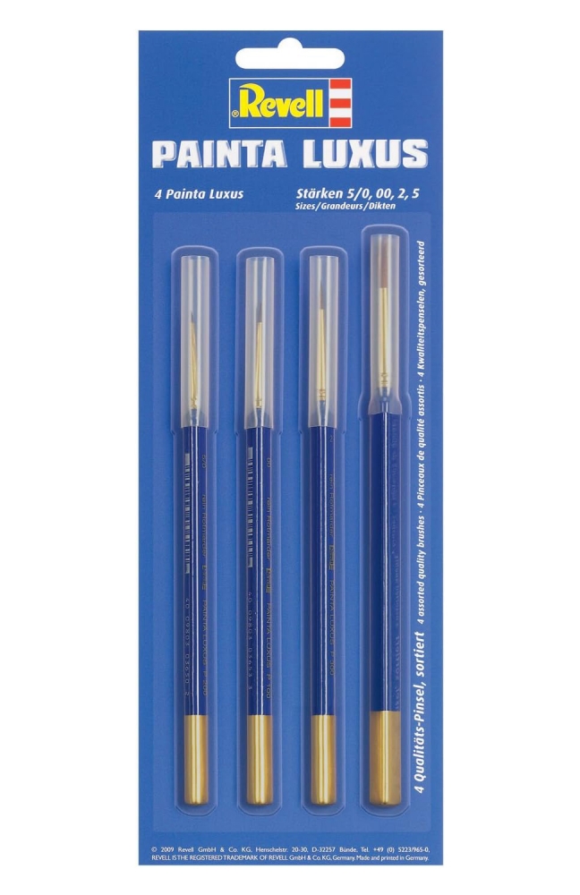 Set of brushes, Revell, Painta Luxus, 4 pieces