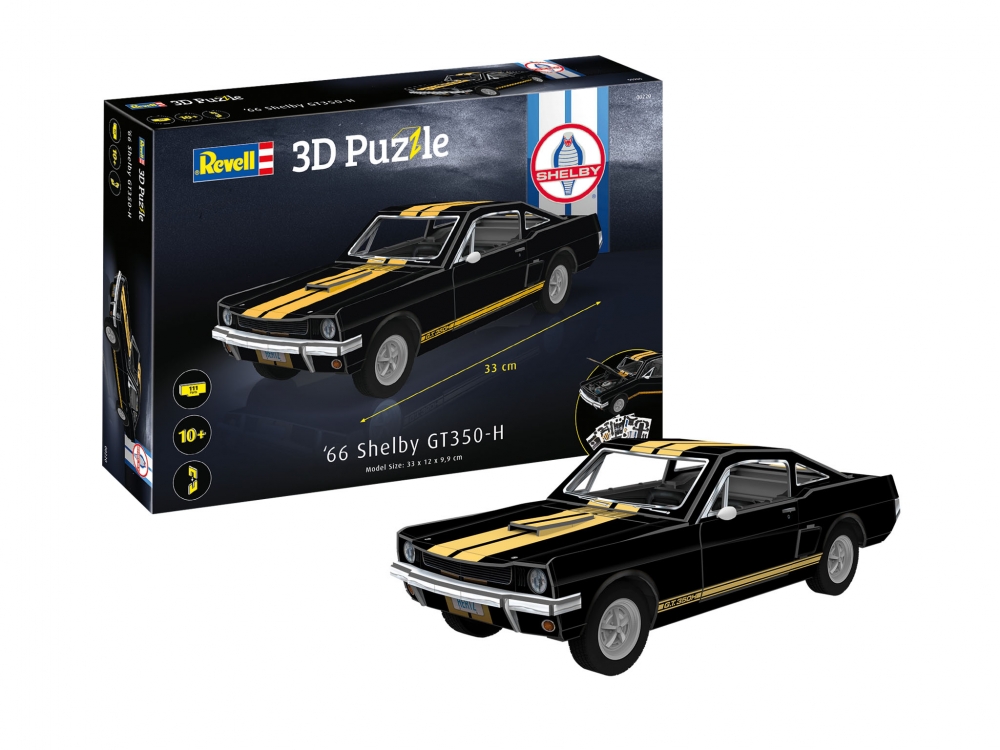 Puzzle, Revell, 66 Shelby GT350-H 3D, 111 parts