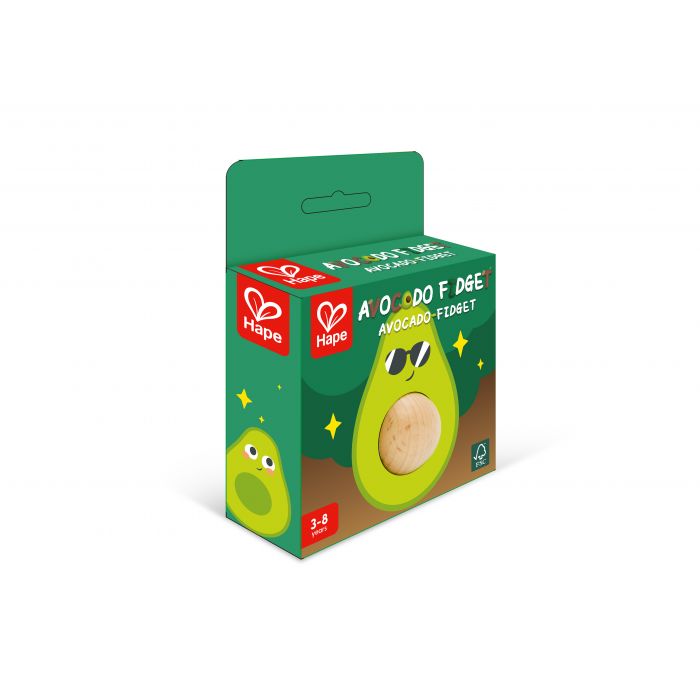 Antistress keychain, Hape, Avocado