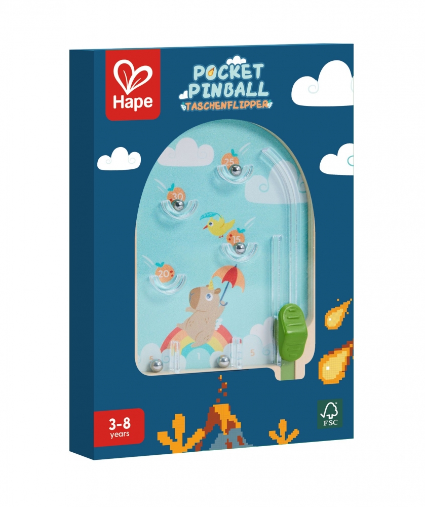 Wooden toy, Hape, Pocket Pinball