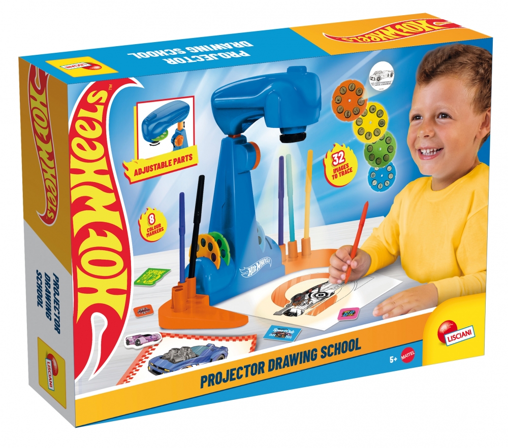 Creative set, Lisciani, Hot Wheels, Drawing projector
