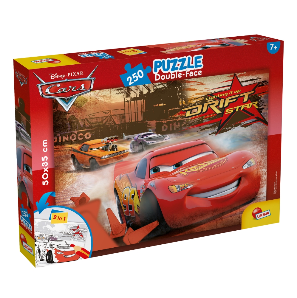 Puzzle, Lisciani, Cars, Double-sided puzzle 250 pieces