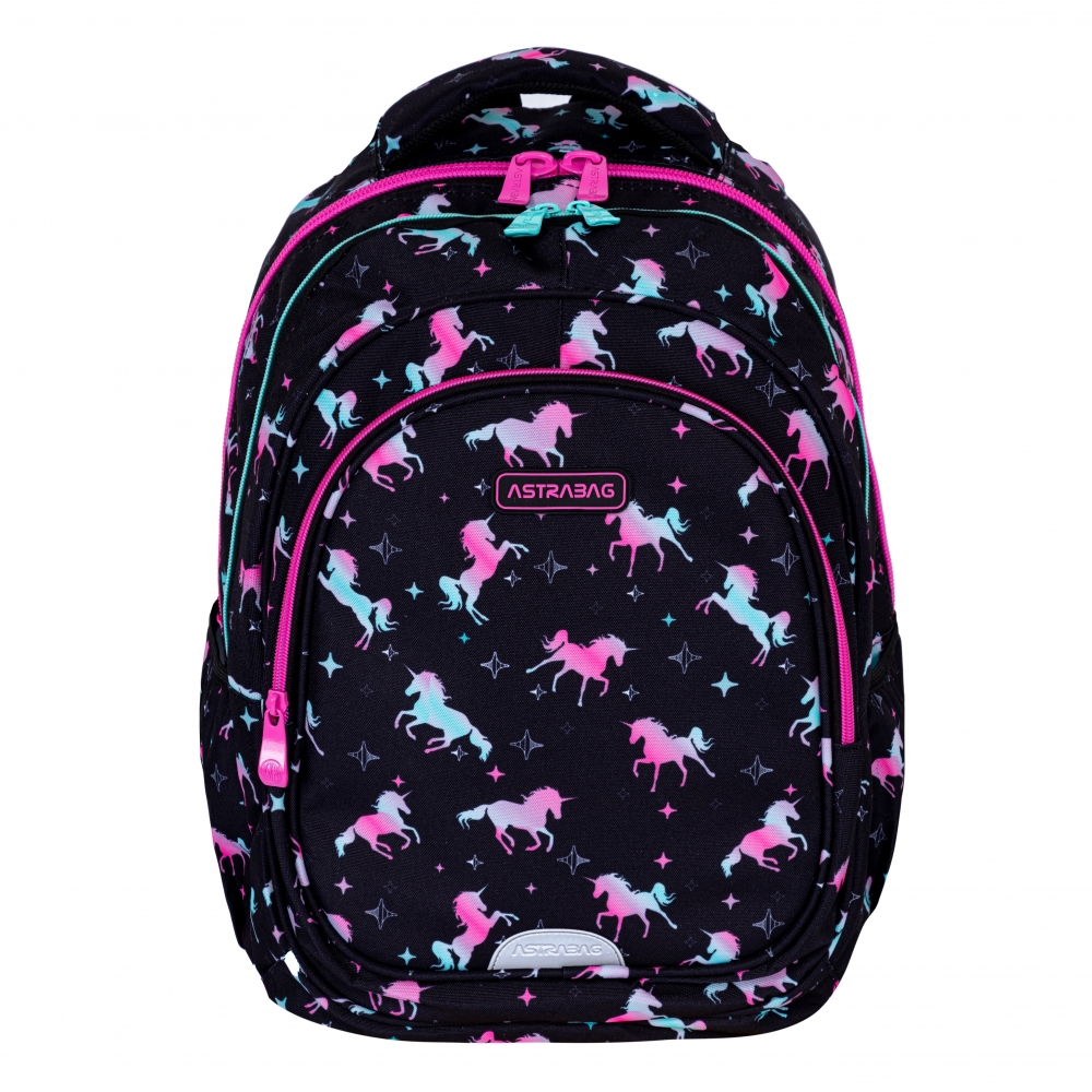 School backpack ASTRABAG Unicorn, AB300, 42 x 30 x 19 cm
