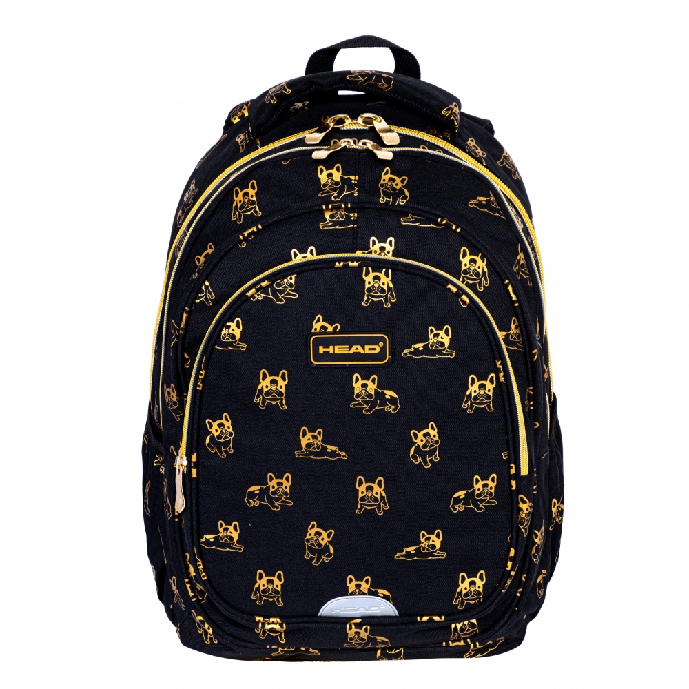 School backpack HEAD Golden Bulldog AB300, 42 x 30 x 19 cm