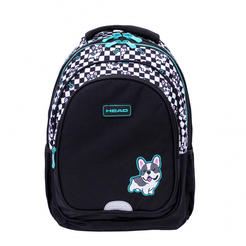 School backpack, Head, Cute puppy, AB300, 42 x 30 x 19 cm