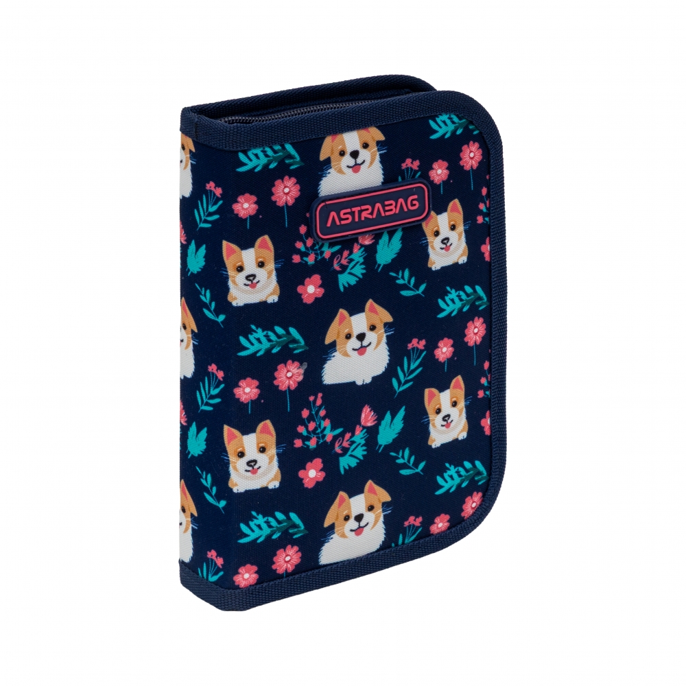 Single pencil case without accessories, Astra, Dear Puppy, AC1, 20 x 14 x 3.5 cm