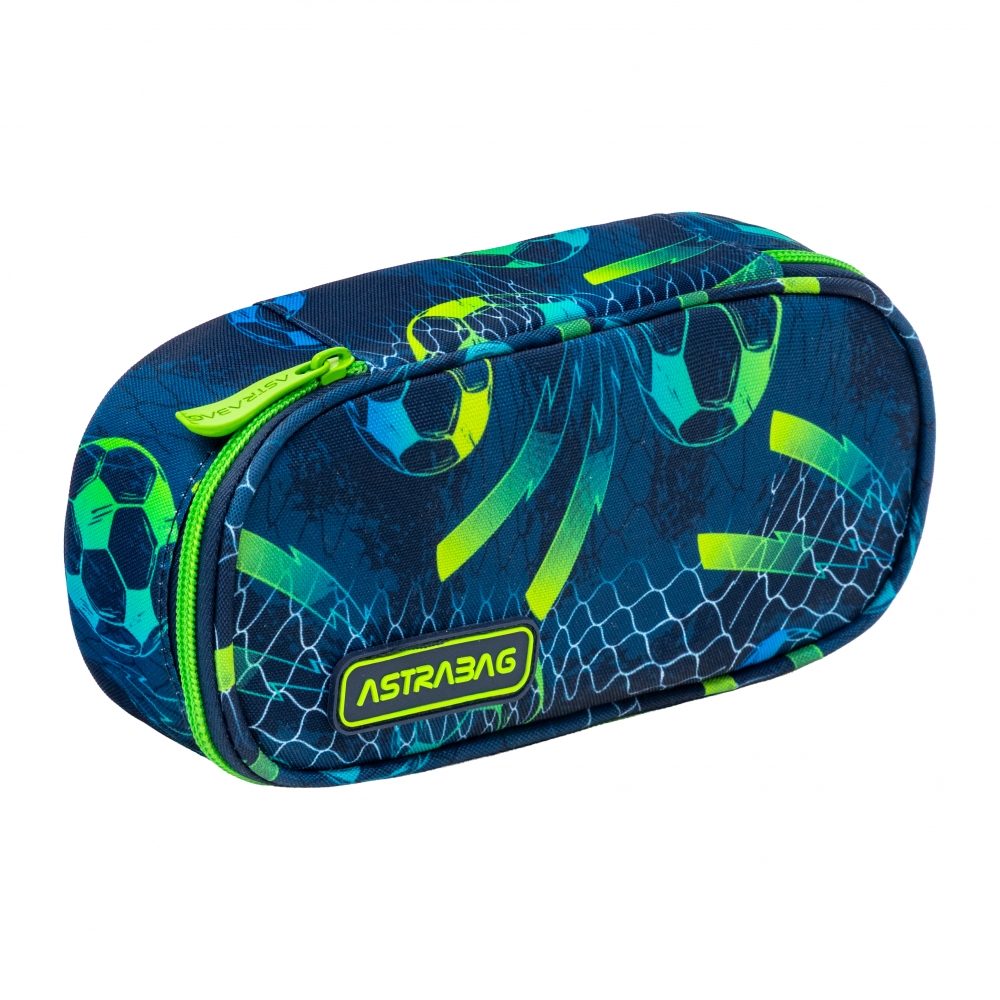 Single toiletry bag without accessories, Astra, Football, AC6, 22 x 9 x 5 cm